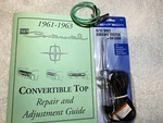 1961-63 Lincoln Continental Convertible Top Manual And Emergency Kit.must Have!. Fixed Price $60.00.