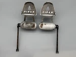Vintage Piper Aircraft Rudder Pedal Assembly Pair Cap 68418 68416-1. Fixed Price $129.00.