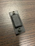 Beechcraft Sundowner Switch Blank Cover Hardware. Fixed Price $9.00.