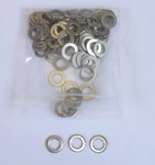 3/8 Stainless Steel Flat Washers 100 Pcs. Aircraft Curtiss Wright A8137PC207. Fixed Price $10.00.