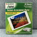 Fujifilm Nx Photo Printer Paper Lot Thermo Autochrome 4X6IN Sheets FB-20HG-U. Fixed Price $79.99.