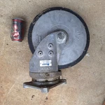 Aerol S12-1-0-ER12 3" X 12" Heavy Duty Aluminum Locking Swivel Caster Wheel. Fixed Price $75.00.