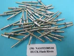 (50) NAS1921B05-04 Huck Flush Head Countersunk Blind Rivet Aircraft Aerospace. Fixed Price $43.50.