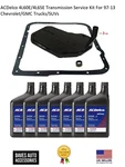 Transmission Fliud Filter Service Kit Acdelco Fits 1997-13 Chevy/gmc Models. Fixed Price $199.00.