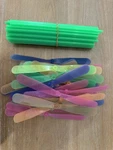 100 Pcs Hand Helicopter Set Bamboo Dragonfly Toy Prop Top Aero Spinner. Fixed Price $11.99.