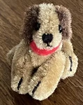 Vtg Tiny Micro Miniature Artist Dollhouse Jtd 1 Brown Puppy Dog. Fixed Price $36.75.