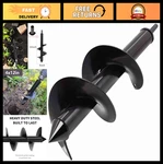 4"X12" Auger Drill Bit For Planting, Garden Bulb Planter, Spiral Hole Digger, He. Fixed Price $29.69.