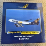 Atlas Air Boeing 747-400F N418MC 1:400 Scale Diecast Metal Model New Box Rare. Fixed Price $129.99.