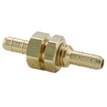 Parker QTY:10 22BH-4-4 Bulkhead 1/4" In,barbed, Brass. Fixed Price $16.00.