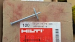 Box Of 100 Hilti 3" Galvanized Steel Concrete Nails X-ZF72P8 S36 (239187). Fixed Price $30.00.