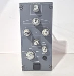 Fokker Aircraft Front Deck Light Control Panel A42726-409. Fixed Price $200.00.