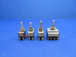 Beech D95A Travel Air Toggle Switches 35-380053-7, -9, -11 Lot Of 4 (1125-1715). Fixed Price $147.99.