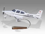 Cirrus SR20 Desk Wood Airplane New Model Small Scale 1/48. Fixed Price $184.97.