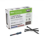 Trex #10 2-1/2-IN Composite Deck Screws Clam Shell ( 75 -per Box ). Fixed Price $21.67.