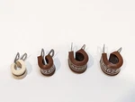 Lot (4) Aircraft Aviation Cushioned Loop Adel Cable Wiring Harness Clamps. Fixed Price $10.00.