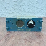 Vintage Aircraft Cockpit Voice Recorder Microphone Monitor, United Data Control. Fixed Price $99.00.