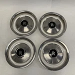 Vintage Rolls Royce 16.5" Wheel Trim Rings With 11.5" Hub Cap Center Set. Fixed Price $599.99.