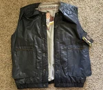 Vest Vintage Black Bombadier Size Xl Cotler Midnight Mission Military Aviation. Fixed Price $28.00.