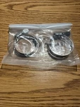 Two Aeronautical Standard Aviation Clamps Stainless-steel Lot For Cheap. Fixed Price $10.00.