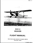 1956 De Havilland DHC-2 Beaver Flight Manual 116 Pgs. Comb Bound Gloss Covers. Fixed Price $29.00.