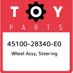 45100-28340-E0 Toyota Wheel Assy, Steering 4510028340E0, New Genuine Oem Part. Fixed Price $486.31.