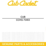 Cub Cadet HG-70463 Seal Kit "o" Ring Sltx Lgtx 1042 1045 1046. Fixed Price $37.75.