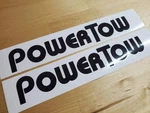 Powertow Decals Stickers Aircraft Tug 8" (2) Gloss Black Fast Usa. Fixed Price $17.22.