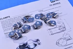 8 Camloc Stainless Steel Single Hole Slotted Clamp Loop Aerospace Fastener 7C1-4. Fixed Price $19.95.