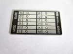Abex 22892 Mod Plate Aluminum. Fixed Price $12.49.
