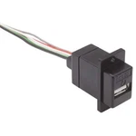 1PK L-com ECJ504B-UA Connector, Usb, Type Jack, 10 In Leads, Black, Gold. Fixed Price $26.78.