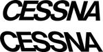 Cessna Wing Tip Slanted Aircraft Decals (set Of 2) Oem New Oracle. Fixed Price $24.95.
