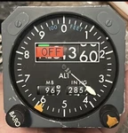Type No. 2050-03-1, 205603-1, Smiths Aircraft Servoed Altimeter Serial #082. Fixed Price $289.00.