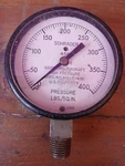 Vtg Antique Schrader 4581 Aircraft Tire High Pressure Gauge 400 Psi Un Tested. Fixed Price $19.00.