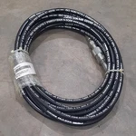 Diamond Products 6020049 Parker Hydraulic Hose 1/4"X 25' With 3/8" Bruning Qds. Fixed Price $279.98.