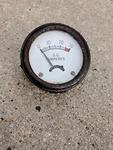 Vintage D.c. Amp, Amperes Gauge W Mounting Bracket, Pn D-2403 Or D-3403 (16). Fixed Price $19.00.