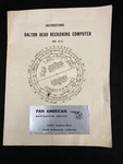 Vintage Dalton Dead Reckoning Computer Instructions Mk 8 System Of Navigation. Fixed Price $14.99.