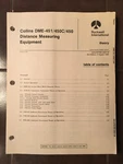 Rockwell Collins 451, DME-450C & Service Parts Manual. Fixed Price $132.87.