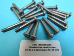 Titanium 1032 X 1-1/4 Pan Head Screw Aircraft/aerospace Race Sprint Hot Rod (20). Fixed Price $27.50.