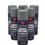 Tempo Aviation Aircraft Engine Enamel, A219 Lycoming Gray / Case Of 6. Fixed Price $83.70.