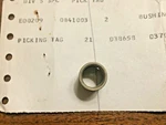 New Cessna Bushing, Pn 0841003-2,. Fixed Price $36.00.