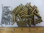 50 Military Standard 1-1/32" Straight Headed Clevis+cotter Pins MS20392-2C33 New. Fixed Price $14.99.