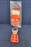 (qty 6) American L0802 Heavy Duty Steel Lockout Safety Lock-out Hasp 1-1/2". Fixed Price $22.49.