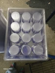 Clear Circle Plastic Parts Trays - 38 For / Jewelry Legos. Fixed Price $25.00.