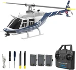 C138 Remote Control Helicopter, 1:33 Scale BELL206 2.4G 4CH Rtf Singl. Fixed Price $180.28.