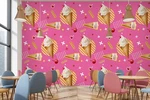 3D Cherry Ice Cream A4417 Business Wallpaper Murals Self-adhesive Commerce. Fixed Price $272.57.