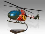 Airbus Eurocopter Bo 105 Solid Mahogany Wood Handmade Desktop Helicopter Model. Fixed Price $215.57.