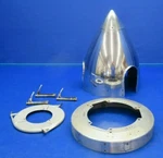 Beech Baron 95-A55 Spinner & Bulkhead Hartzell Blade C-3278-2P (0420-313). Fixed Price $984.50.