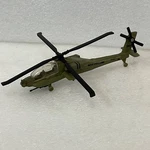 Maisto AH-64 Apache Helicopter Model 7IN Military Green Toy Aircraft. Fixed Price $19.99.
