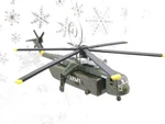 Sikorsky CH-54 Skycrane Army Helicopter Custom Christmas Ornament Cargo Pilot. Fixed Price $64.99.
