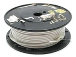 M22759/11-10-9 10AWG, Silver Plated, Ptfe Teflon Jacketed Wire, White, 100FT. Fixed Price $90.00.